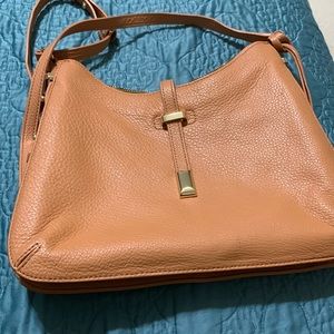 Vince Camuto camel cross body bag